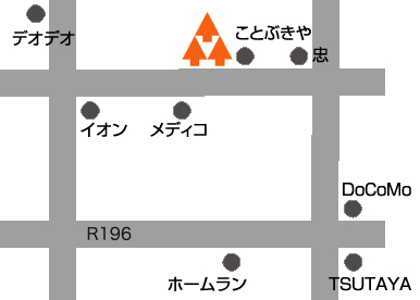 今治市常盤町 トランクヘアデザイン地図